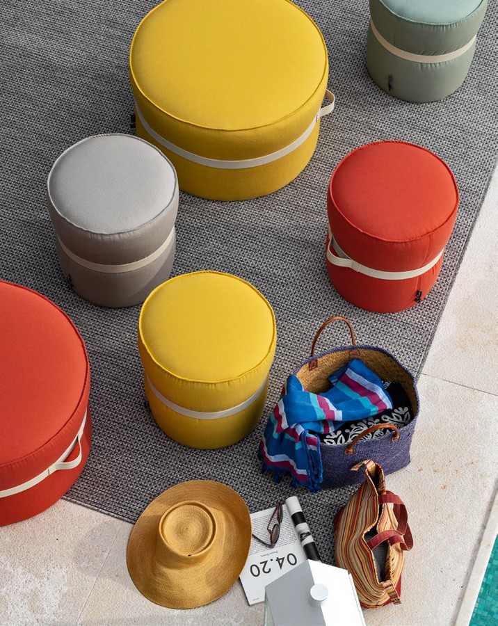 Connubia Pouf Pof Outdoor Stools Equal furniture