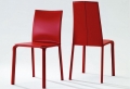 Alice chair by Bontempi in steel completely covered in padded leather