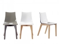Natural Zebra Antishock chair with transparent shell Scab design