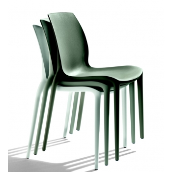 Hidra chair Stackable polypropylene