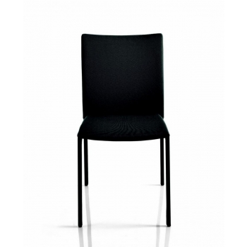 Front view of Simba by Bontempi in anthracite technical fabric