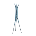 Guapa coat stand in metal and leather by Midj