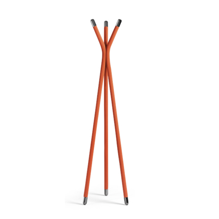 Guapa coat stand in metal and leather by Midj