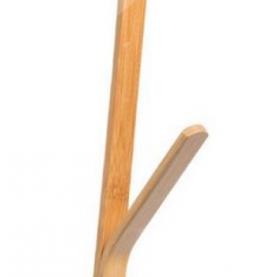 Cipella Spirella coat rack in hot-curved bamboo wood