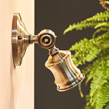 BARBER AP1 burnished wall light by Ideal Lux