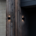 ATOM AP D10 black outdoor wall light by Ideal Lux
