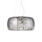 AUDI-80 SP8 fumè pendant lamp by Ideal Lux