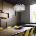 Transparent AUDI-80 SP8 pendant lamp by Ideal Lux