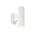 BASE AP2 white outdoor wall light by Ideal Lux