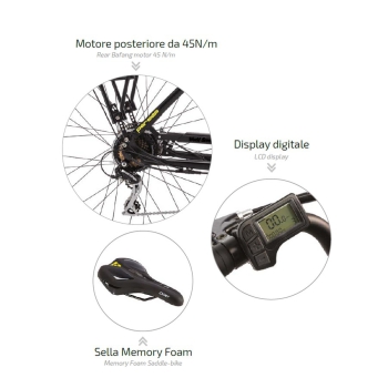 World Dimension Perses Man Electric Bike with Pedal Assist