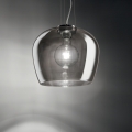 BLOSSOM SP1 smoke pendant lamp by Ideal Lux