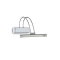 BOW AP D26 chrome wall lamp by Ideal Lux