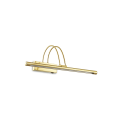 BOW AP D46 satin brass wall lamp by Ideal Lux