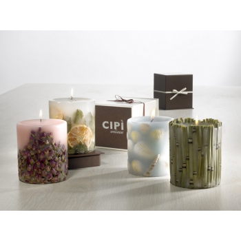 Cipì Grace wax candle scented for the bathroom