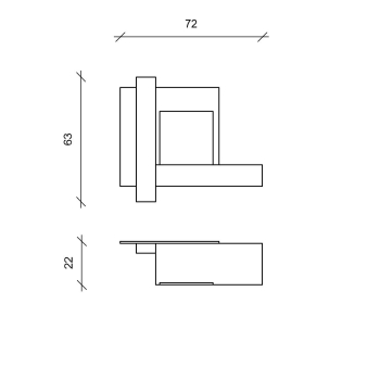 Stones Wall Bio Fireplace Chassis