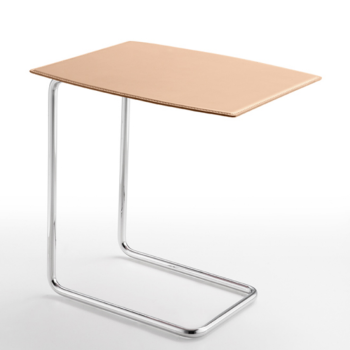 Apelle Chic coffee table in leather or ceramic by Midj