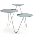 Apelle Chic coffee table in leather or ceramic by Midj