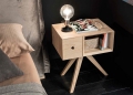 Geko bedside table in Altacorte solid wood