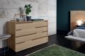 Fast chest of drawers with four drawers in Altacorte solid wood
