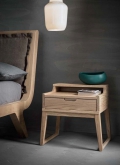 Clover bedside table by Altacorte in solid wood