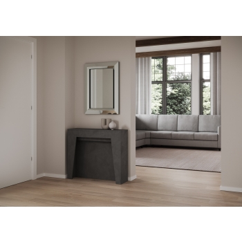 Anea Console - Extendable console 90x25/211 cm Anea white ash internal extensions