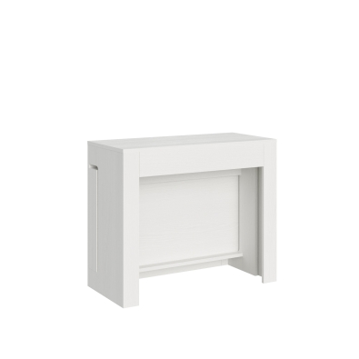 Evolve Console - Extendable console 90x42/302 cm Evolve white ash internal extensions