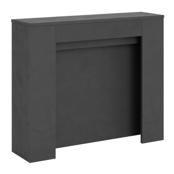 Kiba console - Extendable console 90x25/211 cm Kiba white ash internal extensions