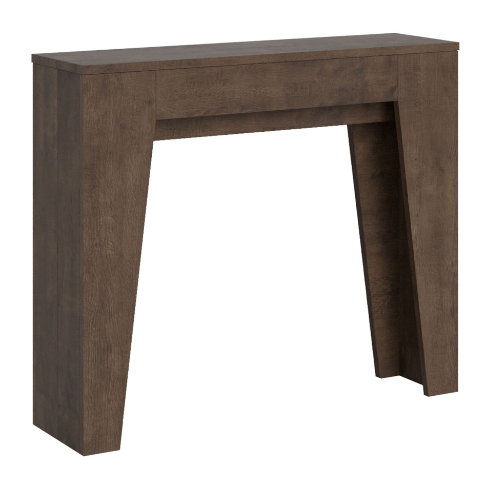 Narrow Console - Extendable Console 90x25/181 cm Narrow White Ash