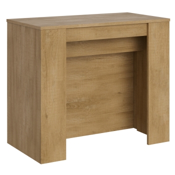 Venus console - Extendable console 90x48/296 cm Venus white ash internal extensions