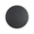COVER AP D20 round black wall lamp by Ideal Lux