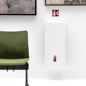 Fire extinguisher cover by Adriani&Rossi