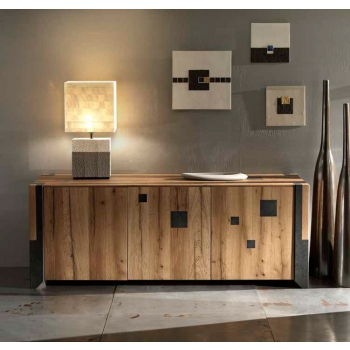 Wooden living room cupboard