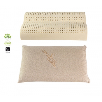 Anatomical pillow in 100% natural latex