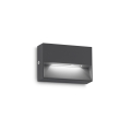DEDRA AP SMALL anthracite outdoor wall lamp by Ideal Lux
