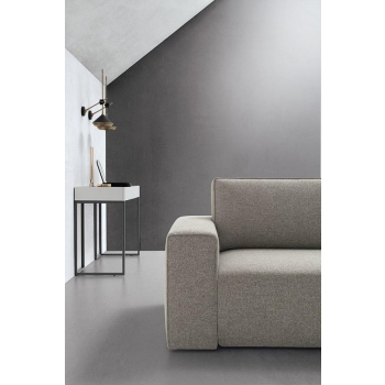 Comfortable and elegant Baxton sofa in fabric or eco-leather