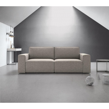 Comfortable and elegant Baxton sofa in fabric or eco-leather