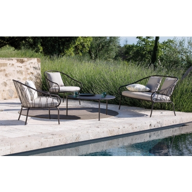Flora 2 seater outdoor sofa by Vermobil