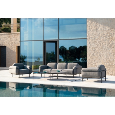 Hug three-seater sofa HG730 for outdoor Vermobil