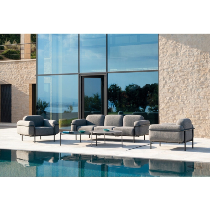 Hug three-seater sofa HG730 for outdoor Vermobil