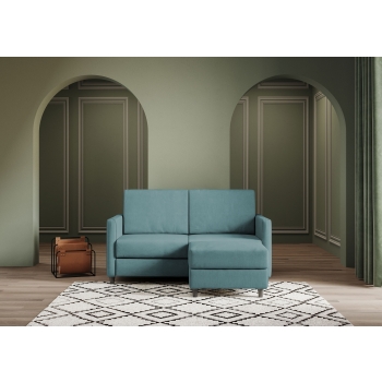 Karay 2 seater sofa with pouf by Ityhome