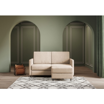 Karay 2 seater sofa with pouf by Ityhome