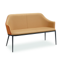 Lea DV M TS sofa upholstered in fabric or leather by Midj