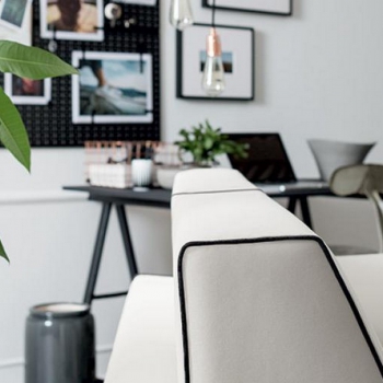 Teseo sofa bed in polyamide velvet