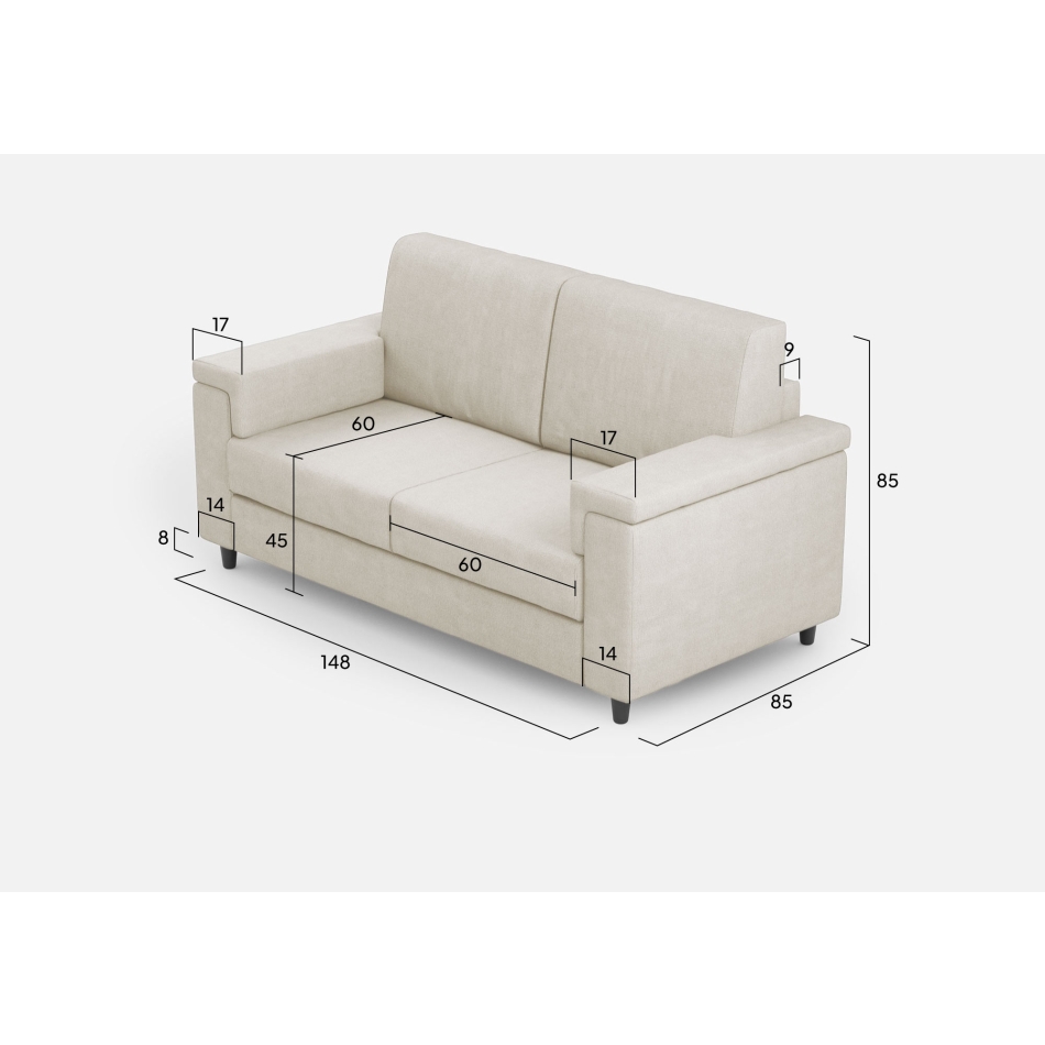 Marrak 2 seater sofa by Ityhome