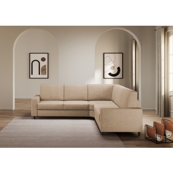 Sakar 2 seater sofa with corner with 2 seater sofa by Ityhome