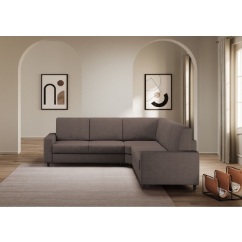 Sakar 2 seater sofa with corner with 2 seater sofa by Ityhome