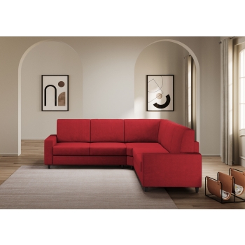 Sakar 2 seater sofa with corner with 2 seater sofa by Ityhome