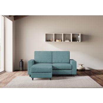 Sakar 2 seater sofa with pouf by Ityhome