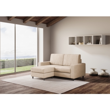 Sakar 2 seater sofa with pouf by Ityhome