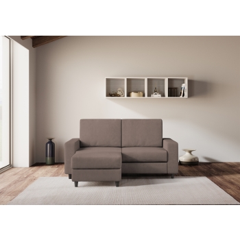 Sakar 2 seater sofa with pouf by Ityhome